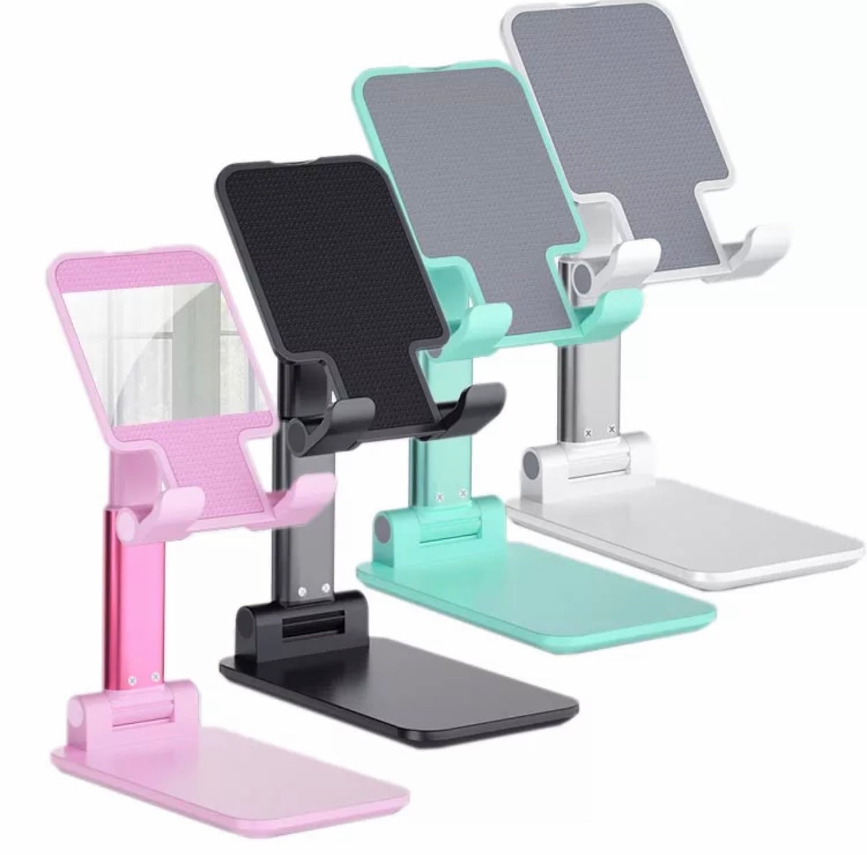 Phone/Tablet Holder Telescopic Cradle with Adjustable Base - (4 color options). Order more. Get more!